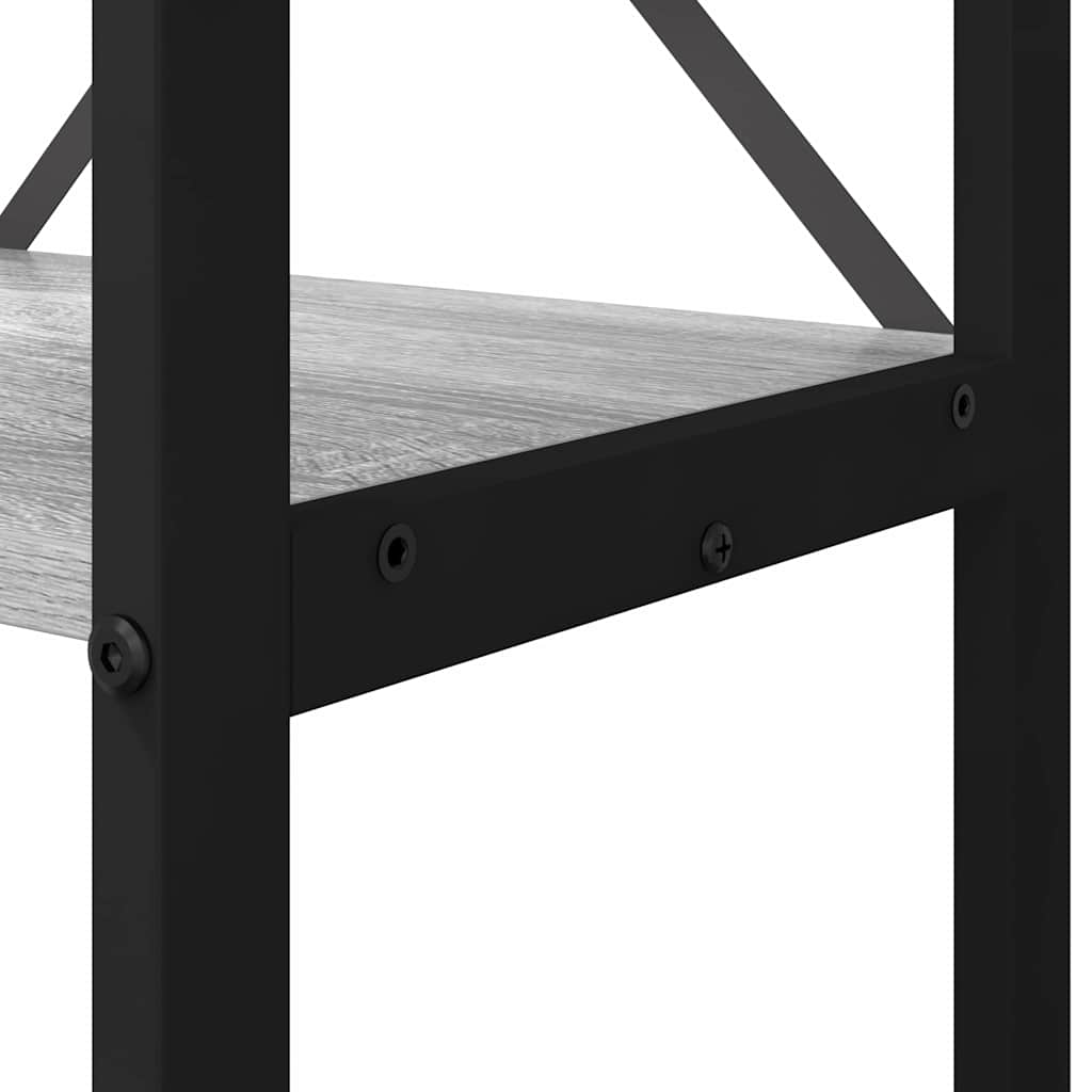 Bokhylle Grå sonoma 60 x 30 x 118 cm Konstruert tre