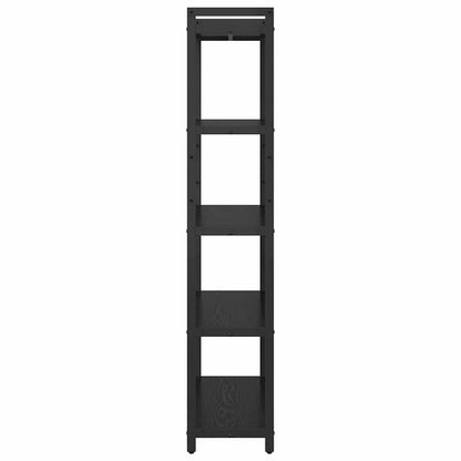 Bokhylle Svart eik 80 x 30 x 153 cm Konstruert tre
