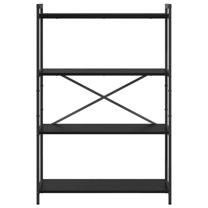 Bokhylle Svart eik 80 x 30 x 118 cm Konstruert tre