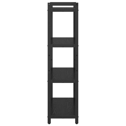Bokhylle Svart eik 80 x 30 x 118 cm Konstruert tre