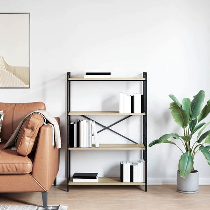 Bokhylle Sonoma eik 80 x 30 x 118 cm Konstruert tre