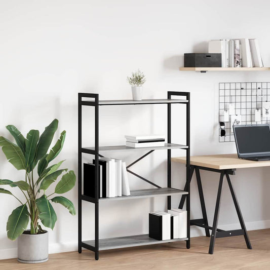 Bokhylle Grå sonoma 80 x 30 x 118 cm Konstruert tre