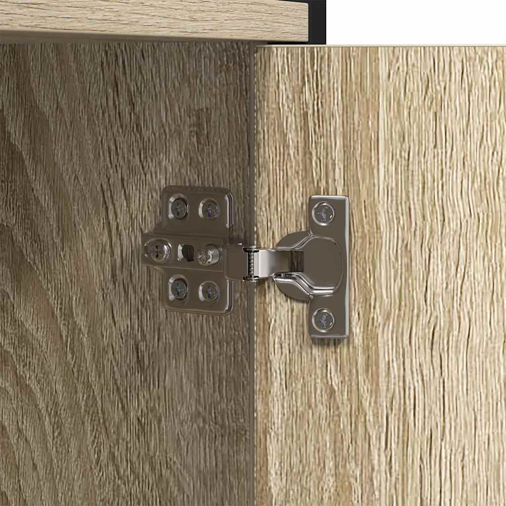 Bokhylle Sonoma eik 80 x 30 x 155.5 cm Konstruert tre