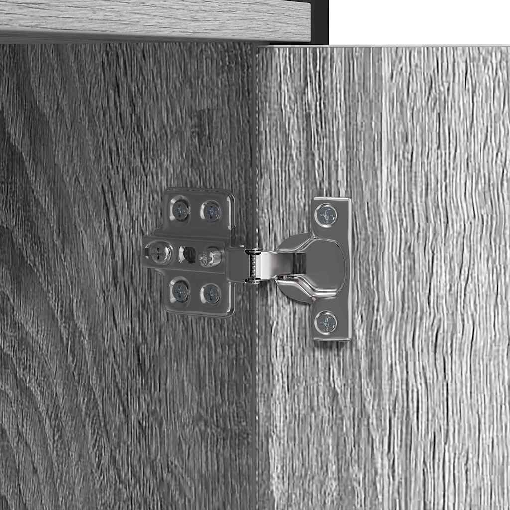 Bokhylle Grå sonoma 80 x 30 x 155.5 cm Konstruert tre