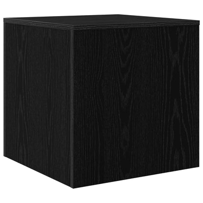 Kaffebord 3 pcs Svart Eik Konstruert tre