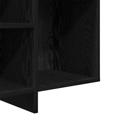 Skjenk Svart Eik med hylle 120 x 30 x 75 cm