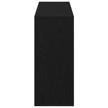 Skjenk Svart Eik med hylle 120 x 30 x 75 cm