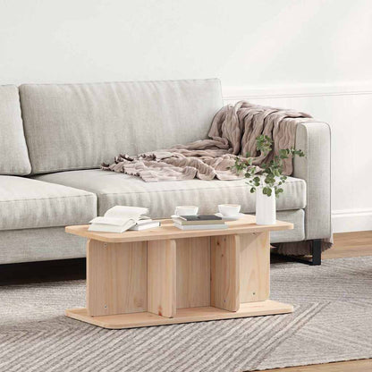 Salongbord Sofabord Tre Naturlig 80 x 39,5 x 33,5 cm Massiv furu tre