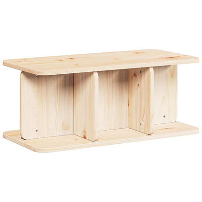 Salongbord Sofabord Tre Naturlig 80 x 39,5 x 33,5 cm Massiv furu tre