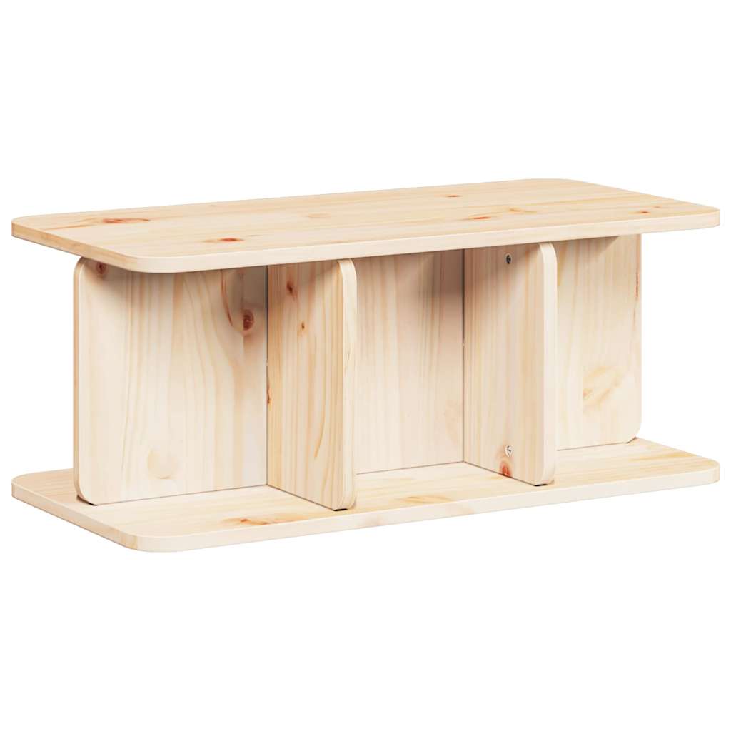 Salongbord Sofabord Tre Naturlig 80 x 39,5 x 33,5 cm Massiv furu tre