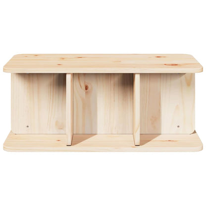 Salongbord Sofabord Tre Naturlig 80 x 39,5 x 33,5 cm Massiv furu tre