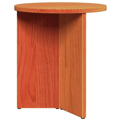 Salongbord Sofabord Brun Sett 2 stk Voksbrun 49 x 49 x 28 cm Massiv furu tre