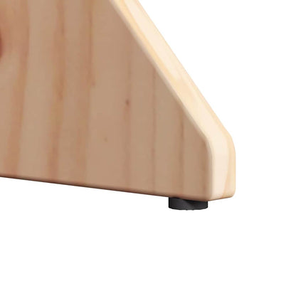 Salongbord Sofabord Tre 3 stk Naturlig 46 x 46 x 47 cm Massiv furu tre