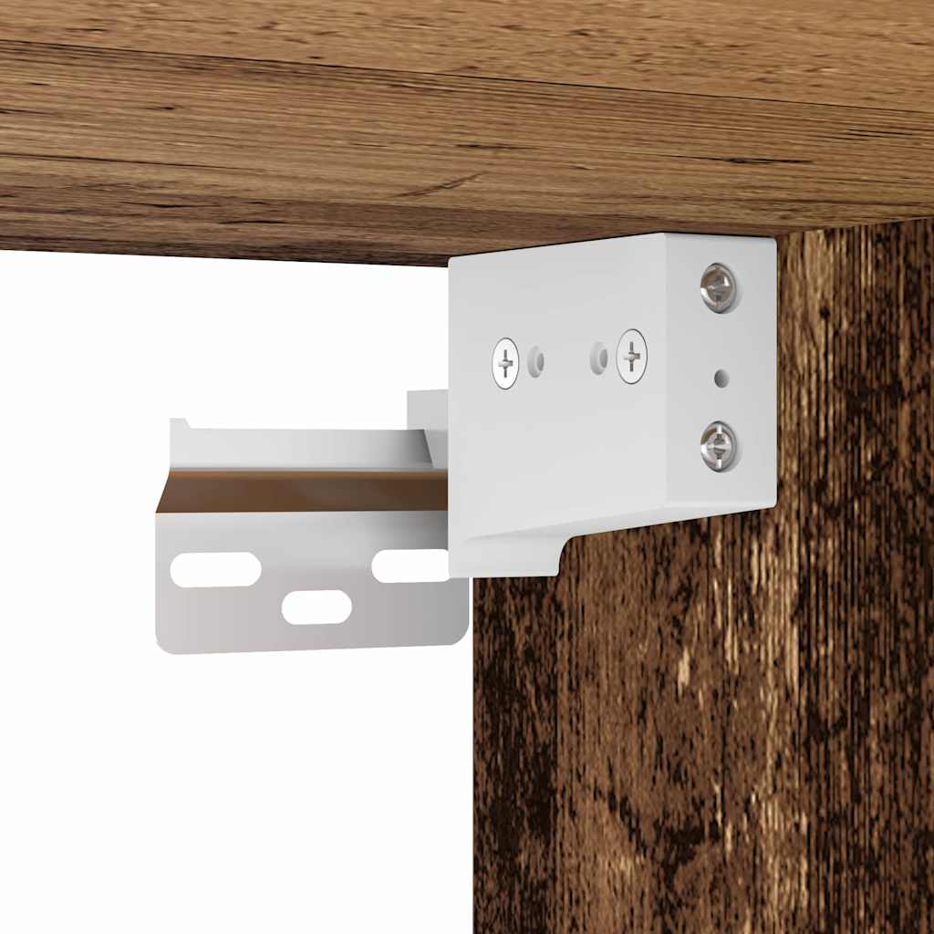 Baderomsspeil LED Speilskap Gammelt Tre Tre, Glass 100 x 45 cm