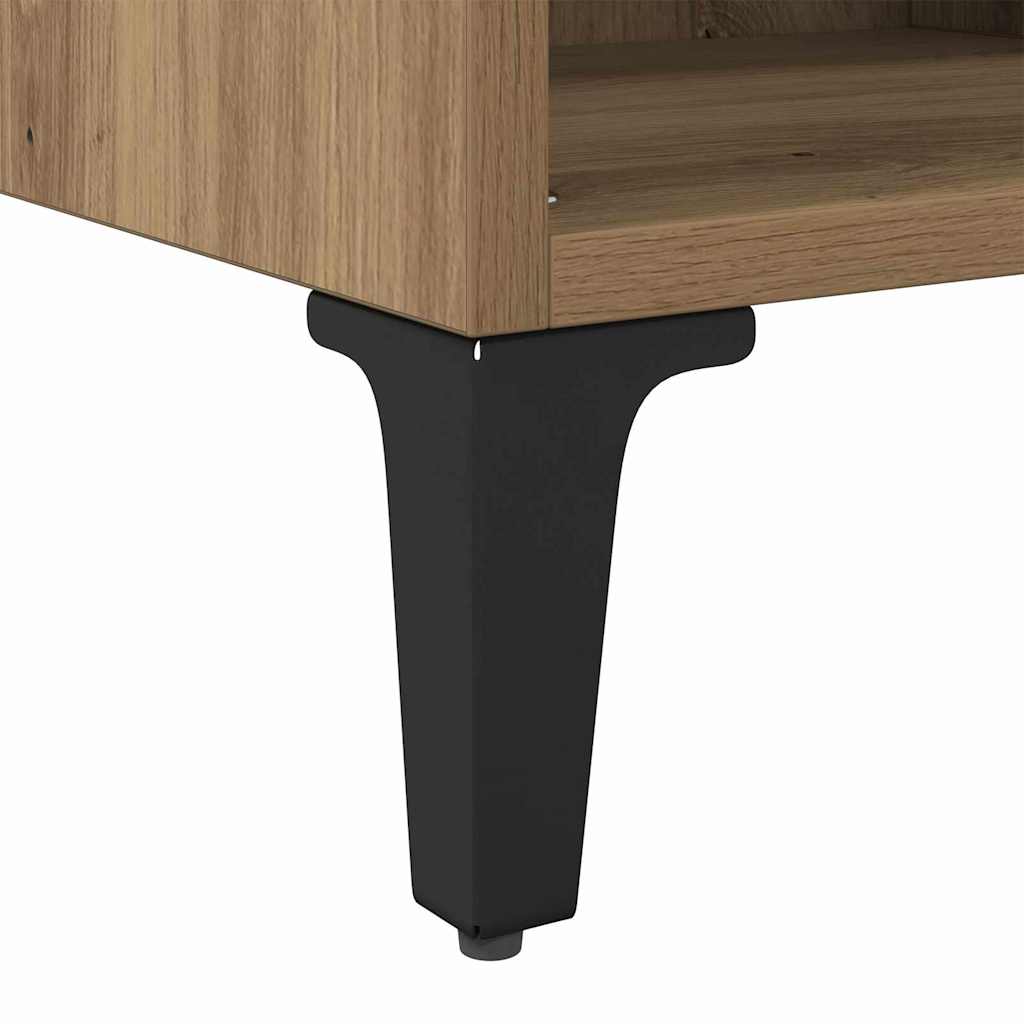 TV-benksett Veggmontert Brun 103,5 x 30 x 50 cm Konstruert tre
