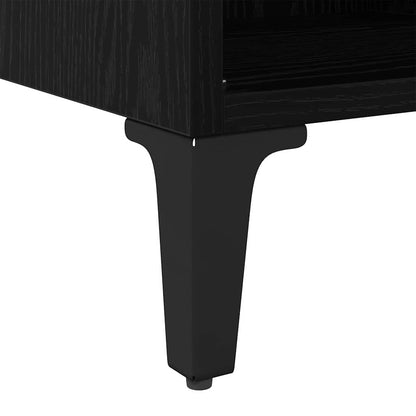 TV-benksett Veggmontert Svart 103,5 x 30 x 50 cm Konstruert tre
