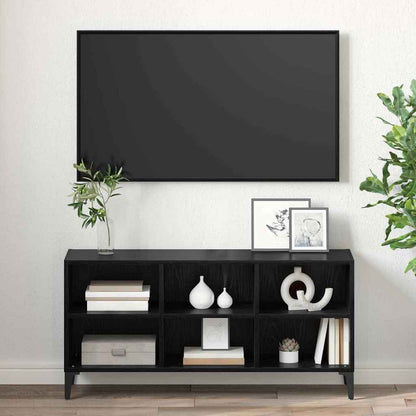 TV-benksett Veggmontert Svart 103,5 x 30 x 50 cm Konstruert tre