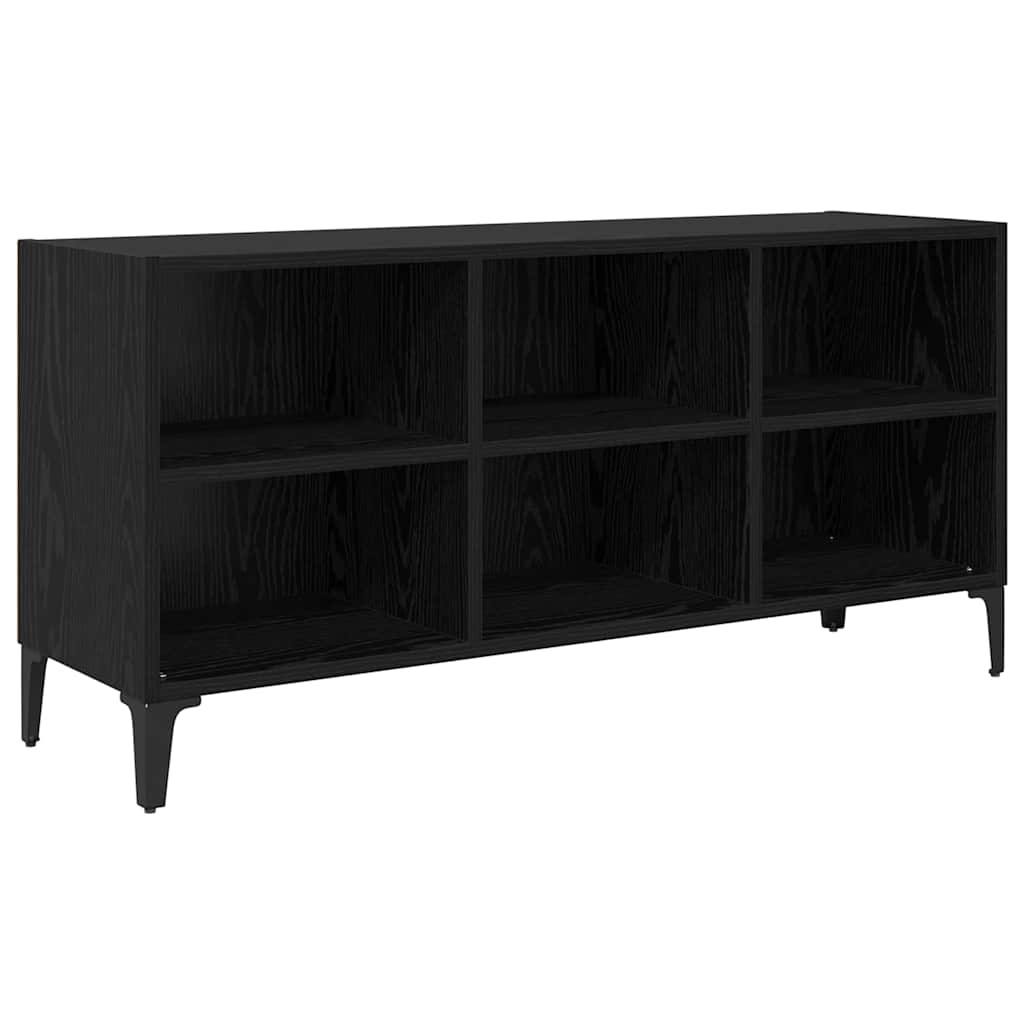 TV-benksett Veggmontert Svart 103,5 x 30 x 50 cm Konstruert tre