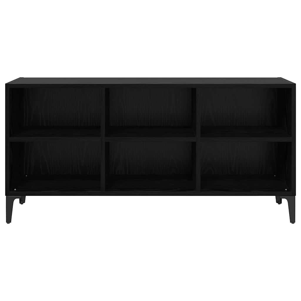 TV-benksett Veggmontert Svart 103,5 x 30 x 50 cm Konstruert tre