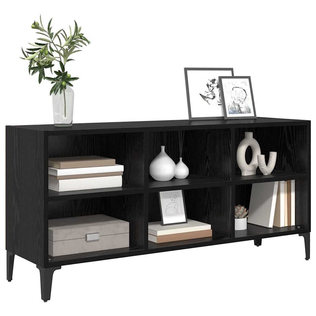 TV-benksett Veggmontert Svart 103,5 x 30 x 50 cm Konstruert tre