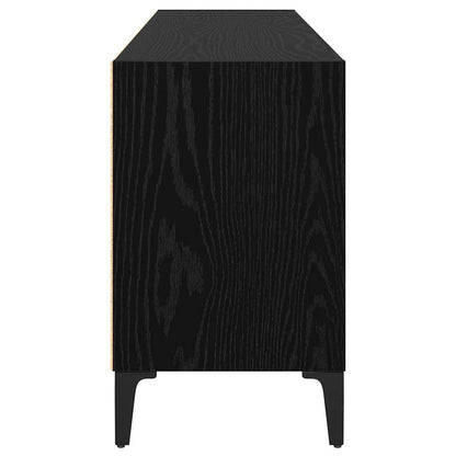 TV-benksett Veggmontert Svart 103,5 x 30 x 50 cm Konstruert tre