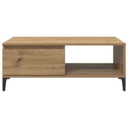 Salongbord Sofabord Artisan Eik med hylle 90 x 60 x 35 cm