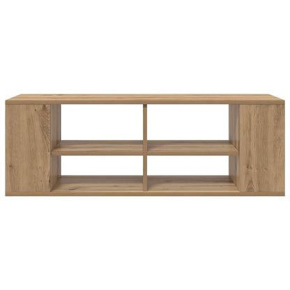 TV-Møbel Artisan Eik TV-skap med hylle Veggmontert med lagring 102 x 35 x 35 cm
