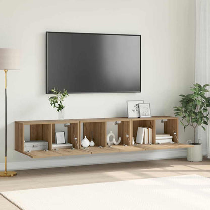 TV-Møbel Artisan Eik TV-skapsett Håndlaget Eik, Finer TV-Møbel Artisan Eik TV-skap Rektangulær