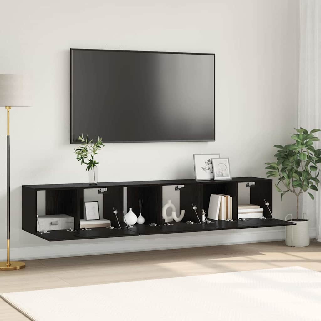 TV-Møbel Svart Eik TV skap sett Moderat TV skap