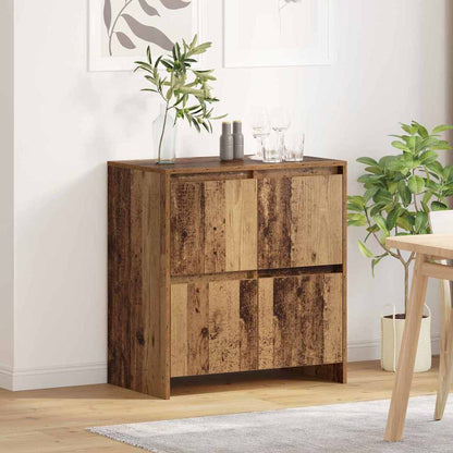 Skjenk Gammelt Tre med dør 70 x 41 x 75 cm