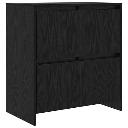 Skjenk Svart Eik med dør 70 x 41 x 75 cm