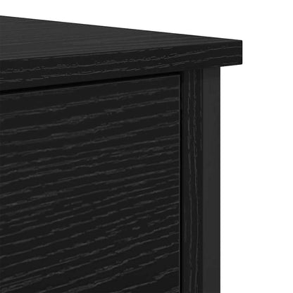 Nattbordskap 2 pcs Svart Eik 40 x 42 x 60 cm Konstruert tre