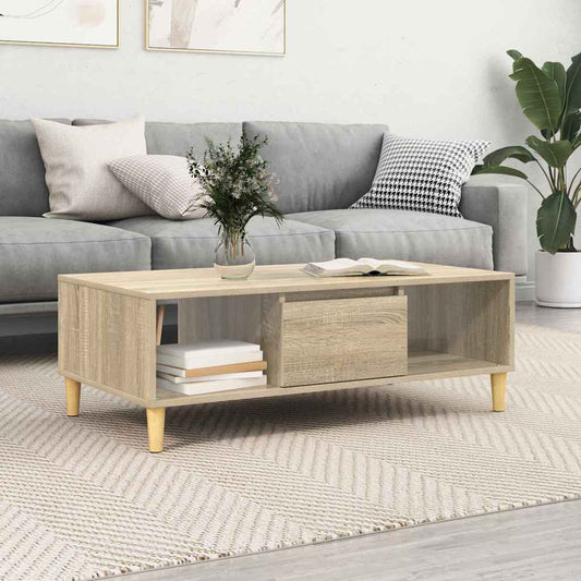 Salongbord Sofabord Sonoma Eik 102 x 55 x 35 cm