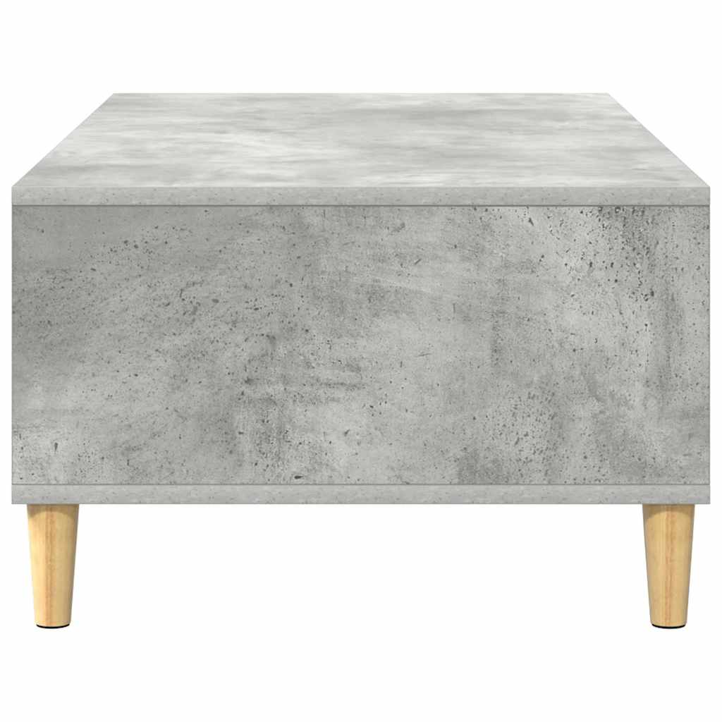 Salongbord Sofabord Betonggrå med lagring med dør 103.5 x 60 x 35 cm