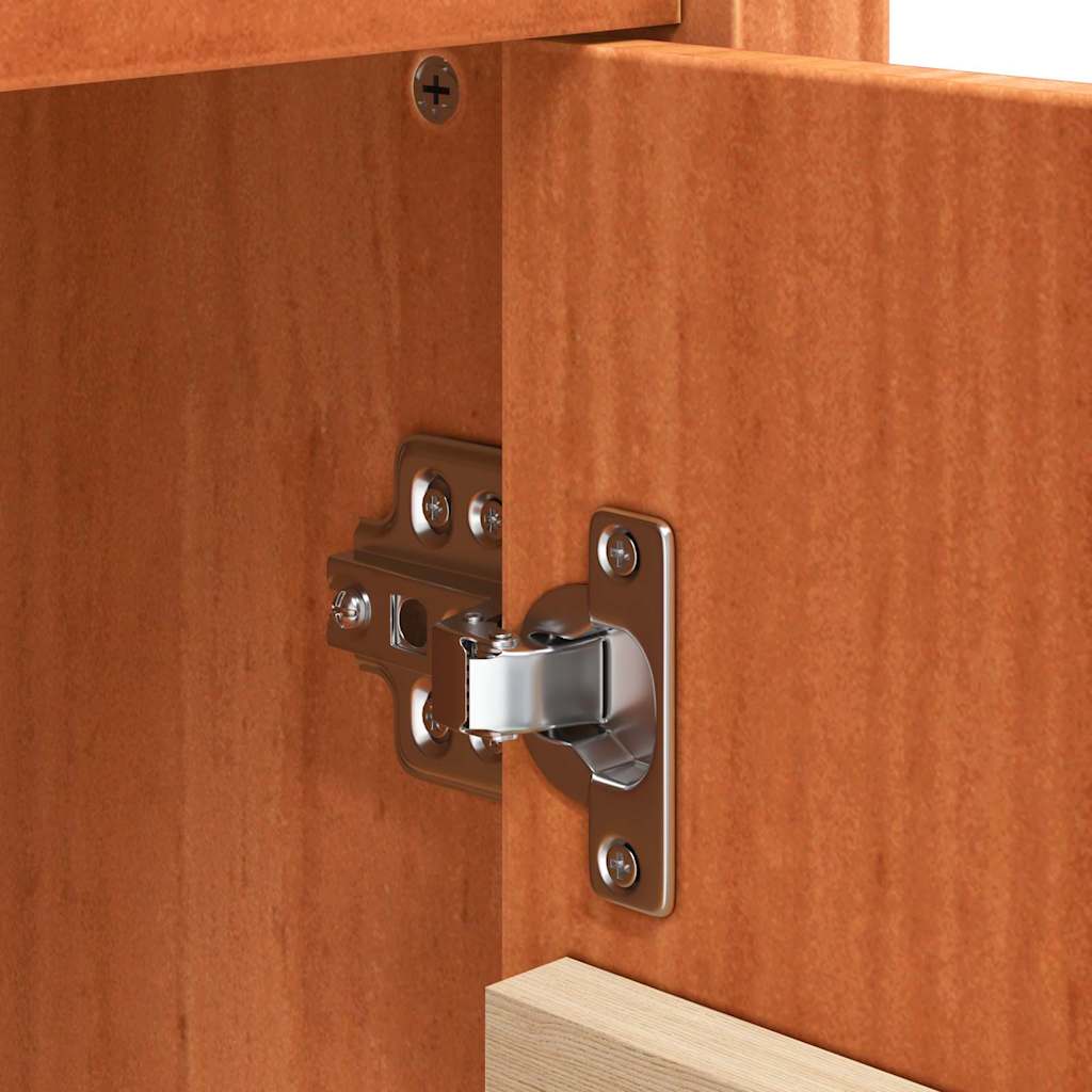 Skjenk Brun 70 x 35 x 80 cm Massiv furu tre