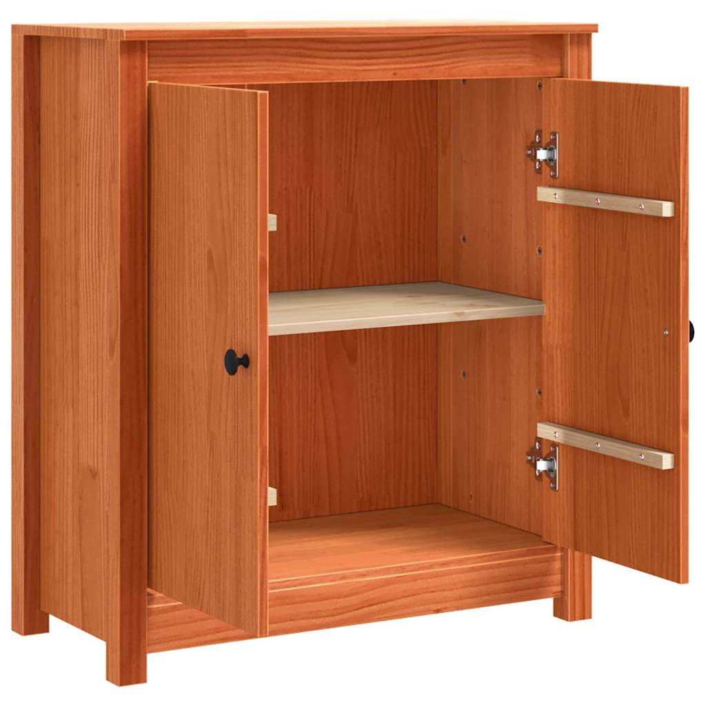Skjenk Brun 70 x 35 x 80 cm Massiv furu tre
