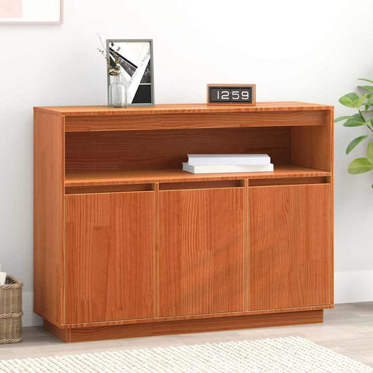 Skjenk Brun 104.5 x 34 x 80 cm Massiv furu tre