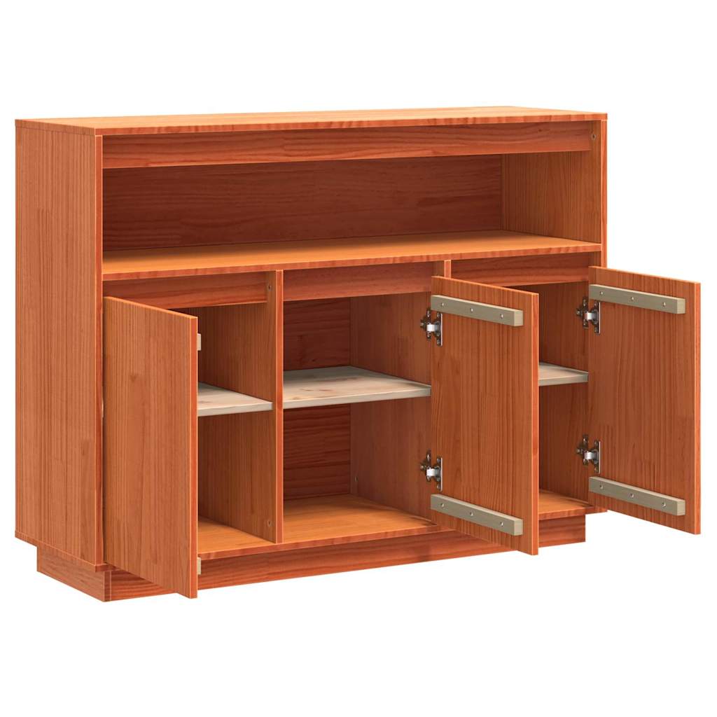 Skjenk Brun 104.5 x 34 x 80 cm Massiv furu tre