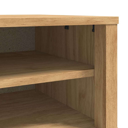 Hallbenk FLORO Vokset Brun 115 x 40 x 45 cm Massiv furu