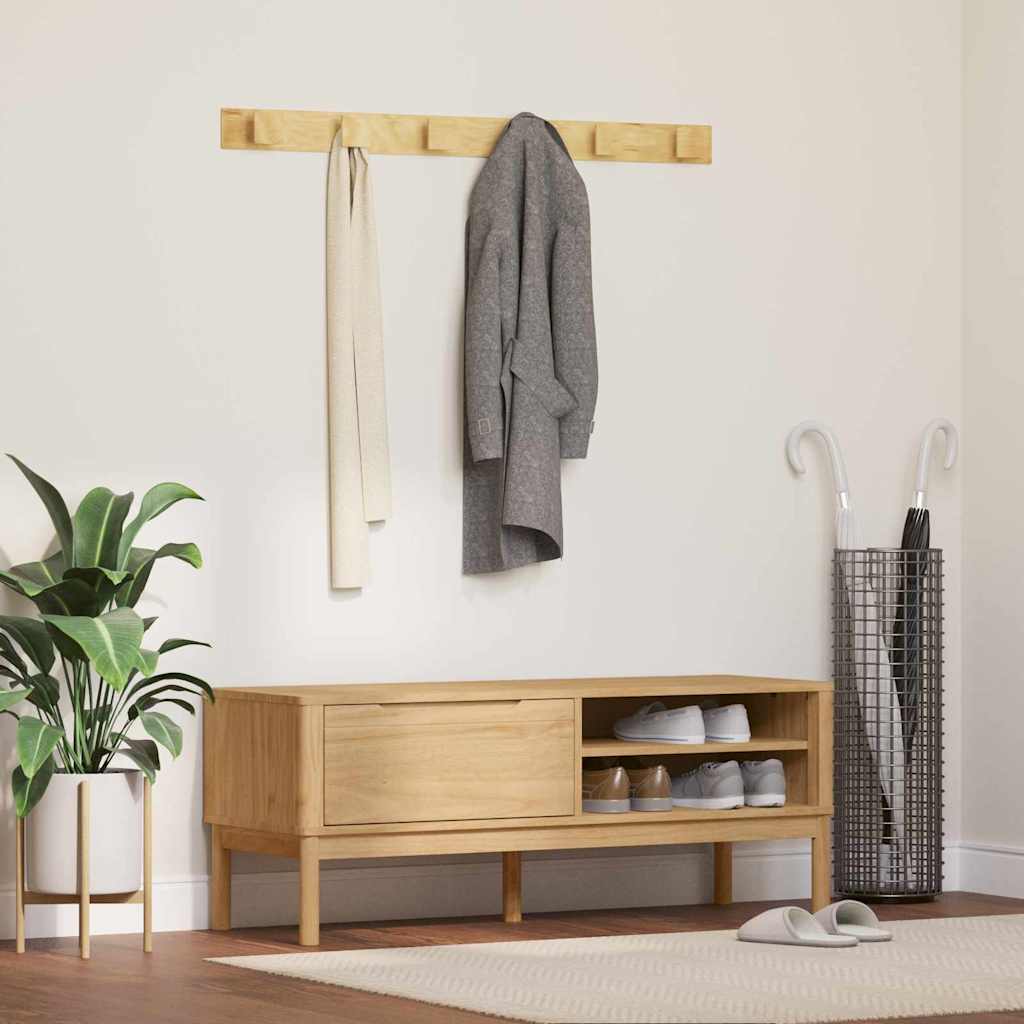 Hallbenk FLORO Vokset Brun 115 x 40 x 45 cm Massiv furu