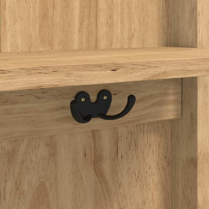 Hallmøbel FLORO Vokset Brun 50 x 40 x 158 cm Massiv furu
