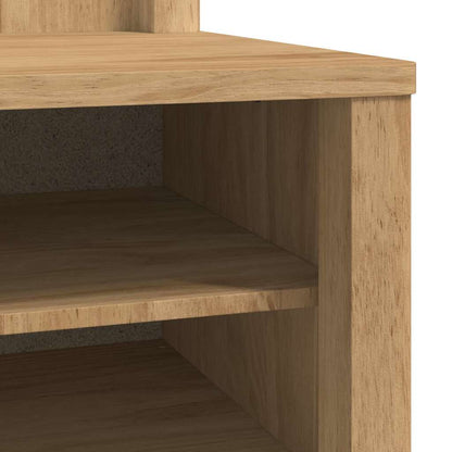Hallmøbel FLORO Vokset Brun 50 x 40 x 158 cm Massiv furu