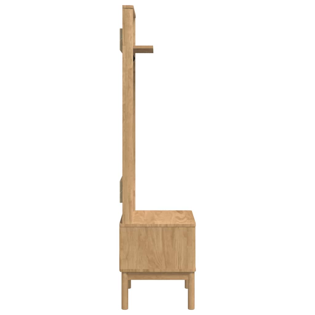 Hallmøbel FLORO Vokset Brun 50 x 40 x 158 cm Massiv furu