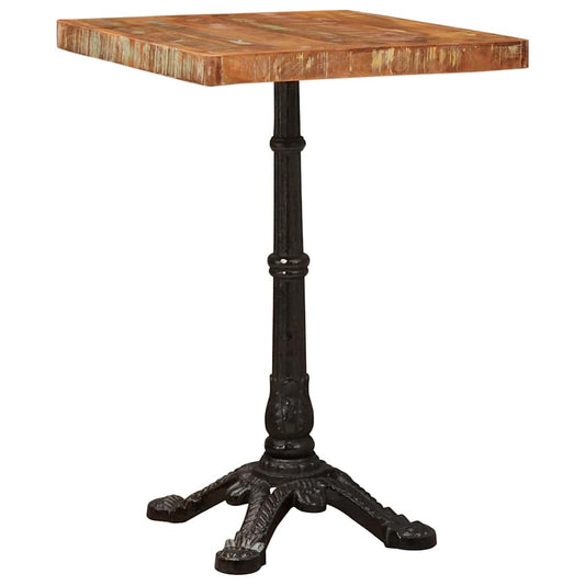 Bistrobord Brun 50 x 50 x 76 cm gjenvunnet heltre