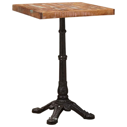 Bistrobord Brun 50 x 50 x 76 cm gjenvunnet heltre