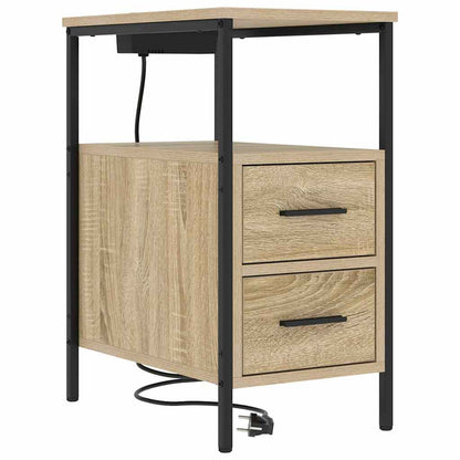 Nattbord Sengbord Sonoma Eik 30 x 48 x 61 cm