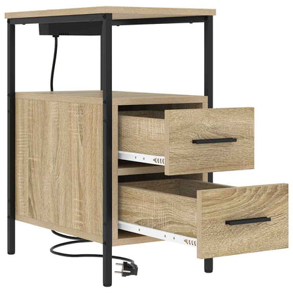 Nattbord Sengbord Sonoma Eik 30 x 48 x 61 cm