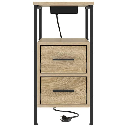 Nattbord Sengbord Sonoma Eik 30 x 48 x 61 cm