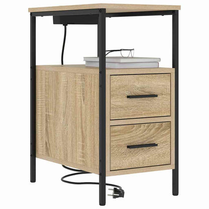 Nattbord Sengbord Sonoma Eik 30 x 48 x 61 cm