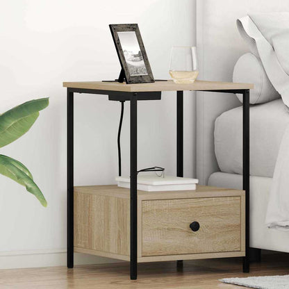 Nattbordskap Sonoma eik 42 x 41 x 56 cm Konstruert tre